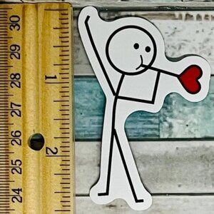 🌀10/$10🌀 Heart Love Reusable Waterproof Vinyl Sticker Decal